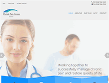 Tablet Screenshot of flpaincenter.com